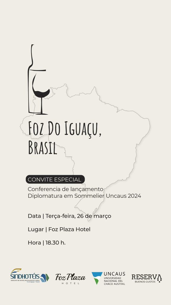 Diplomatura Sommelier Uncaus 2024 Foz do Iguaçu