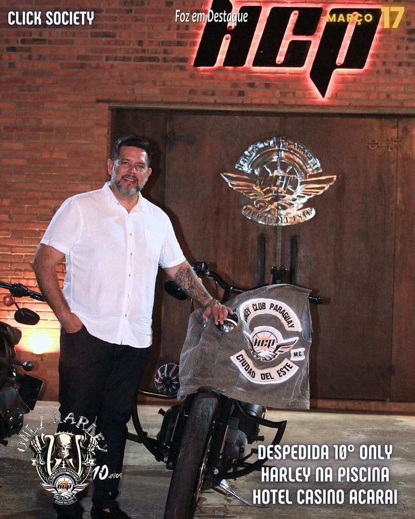 ONLY HARLEY 10 anos - HCP Harley Club Paraguay em Ciudad del Este.  - Jorge Romero