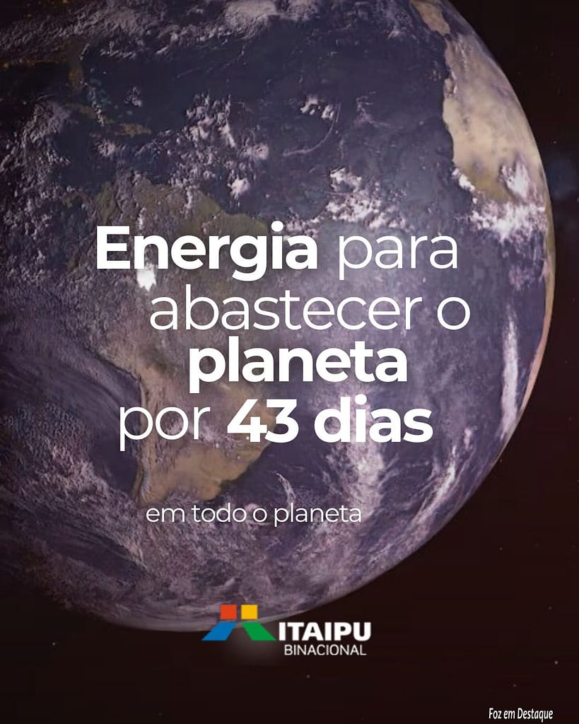 3 bilhões de megawatts-hora, Itaipu bate recorde mundial
