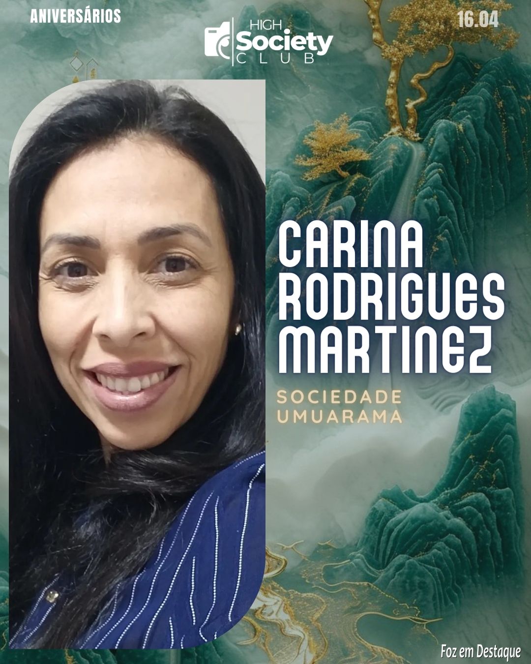Carina Rodrigues Martinez - High Society Club Foz em Destaque